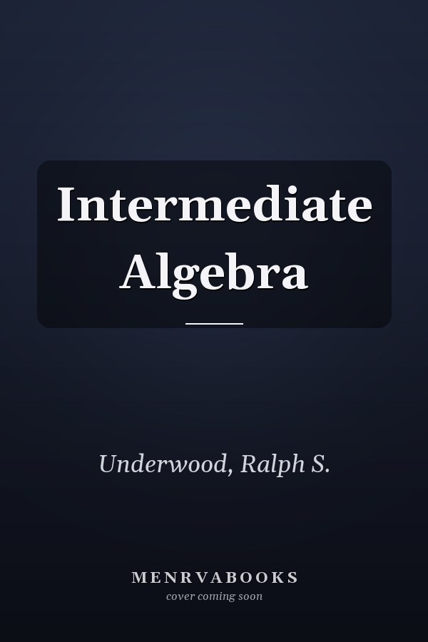 Intermediate Algebra