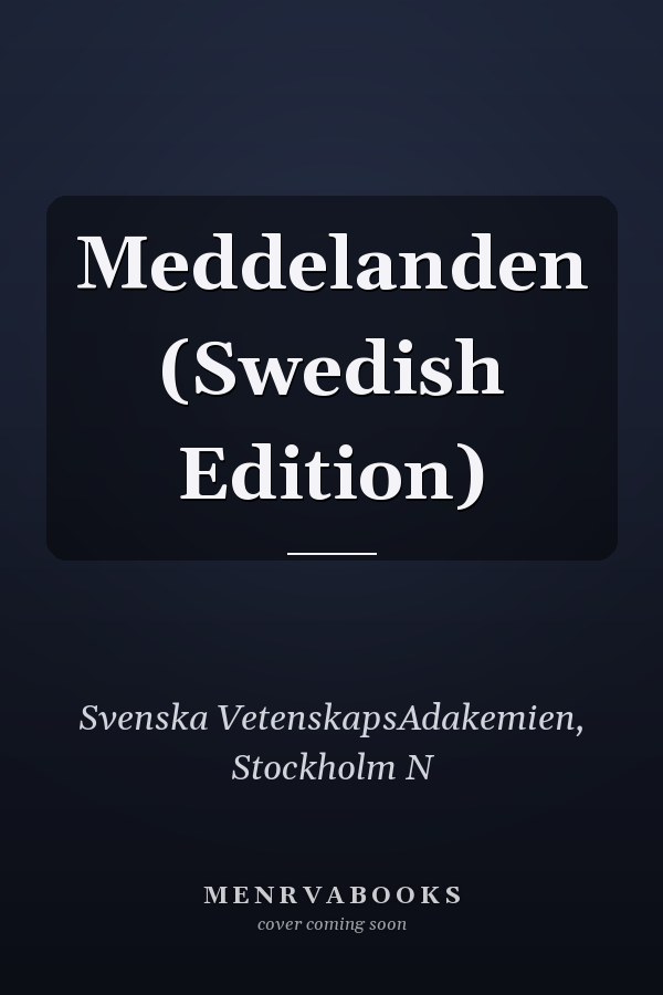 Meddelanden (Swedish Edition)