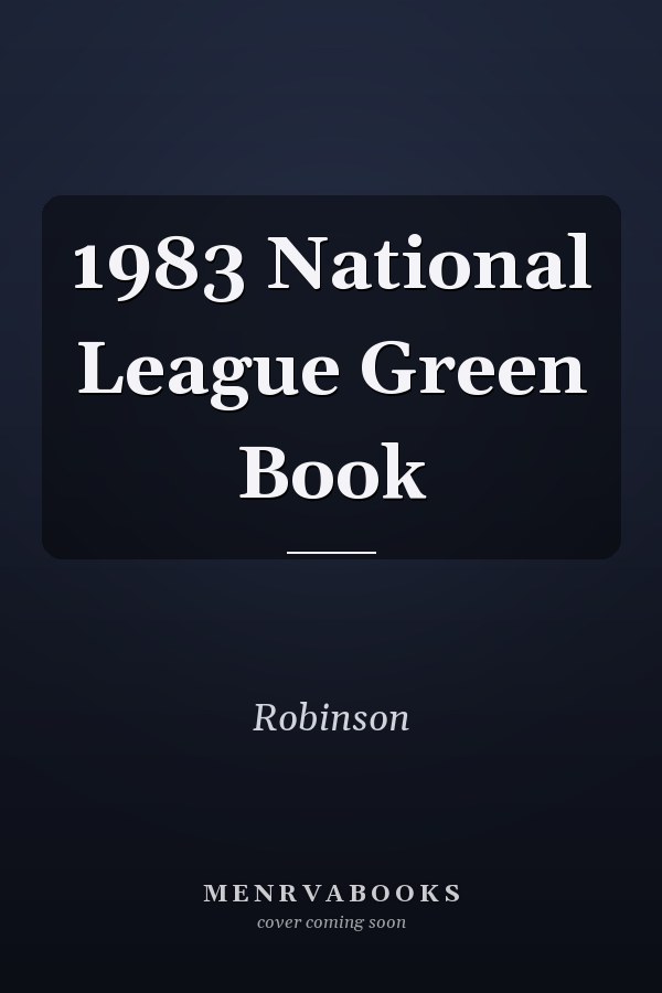 1983 National League Green Book