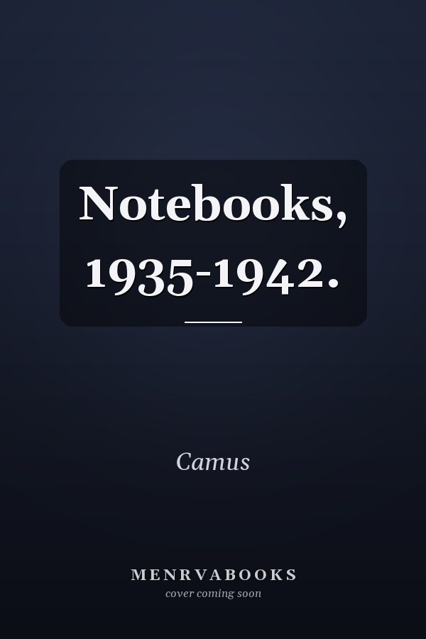 Notebooks, 1935-1942.