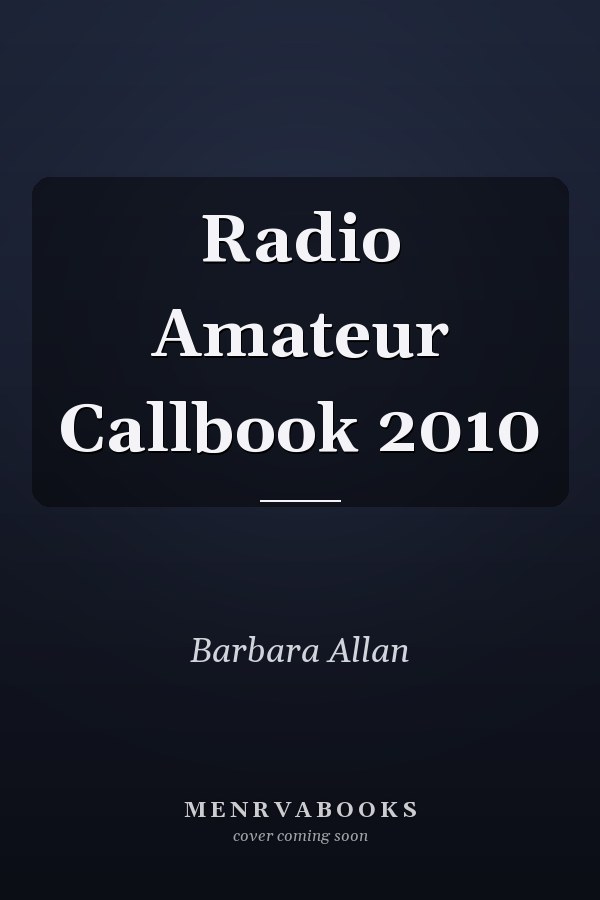Radio Amateur Callbook 2010