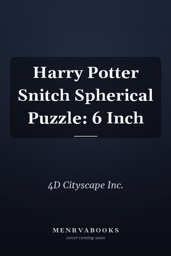 Harry Potter Snitch Spherical Puzzle: 6 Inch