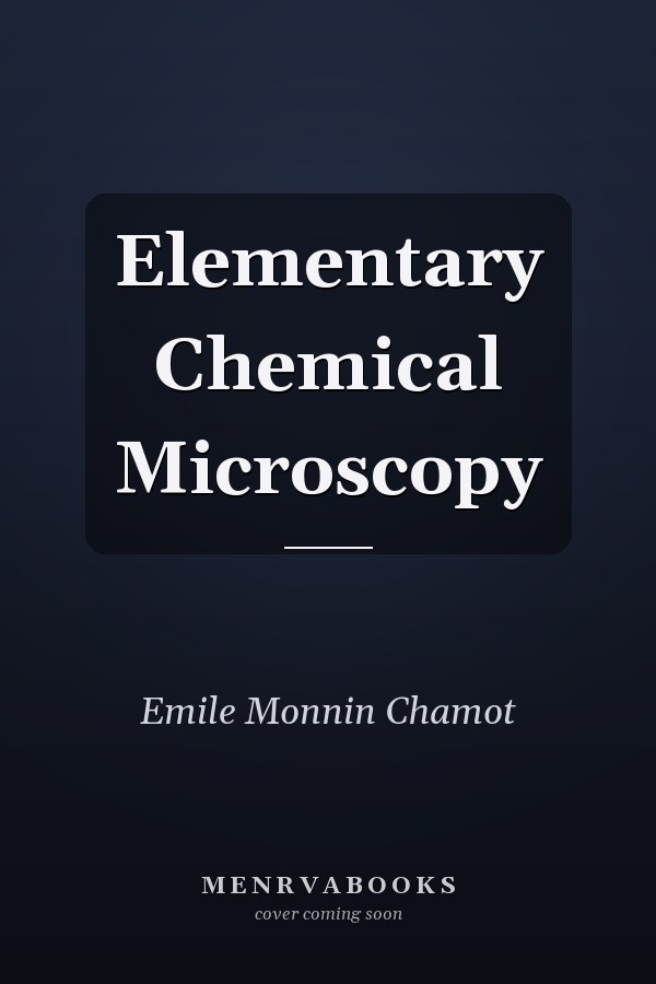 Elementary Chemical Microscopy