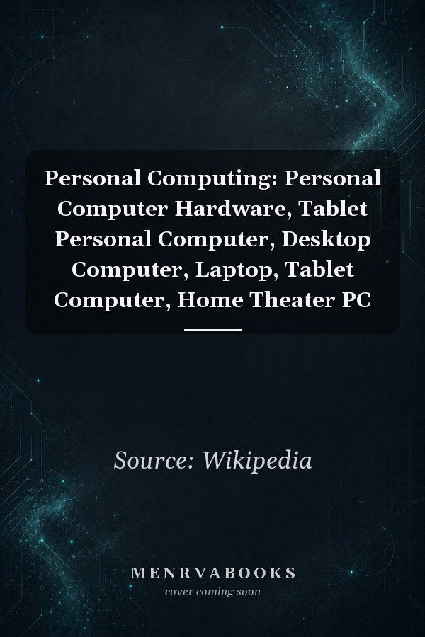 Personal Computing: Personal Computer Hardware, Tablet Personal Computer, Desktop Computer, Laptop, Tablet Computer, Home Theater PC
