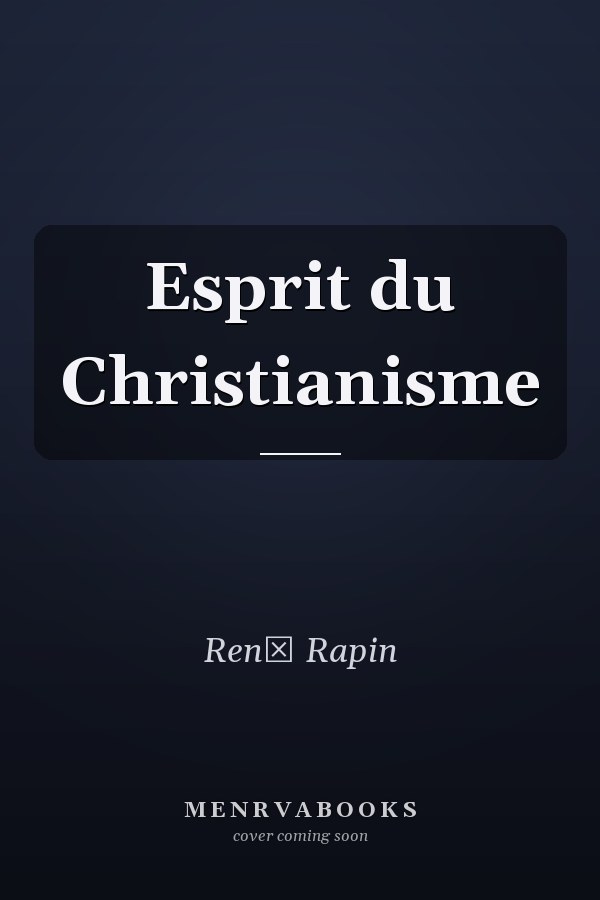 Esprit du Christianisme