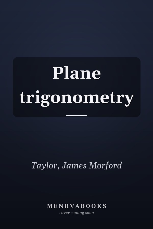 Plane trigonometry