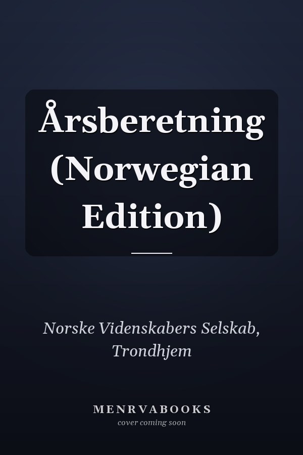 Årsberetning (Norwegian Edition)