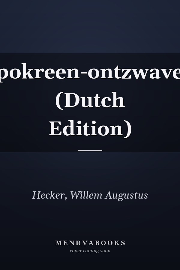 Hippokreen-ontzwaveling (Dutch Edition)