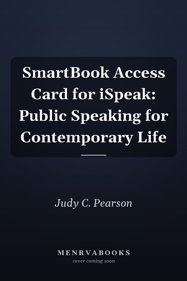 SmartBook Access Card for iSpeak: Public Speaking for Contemporary Life