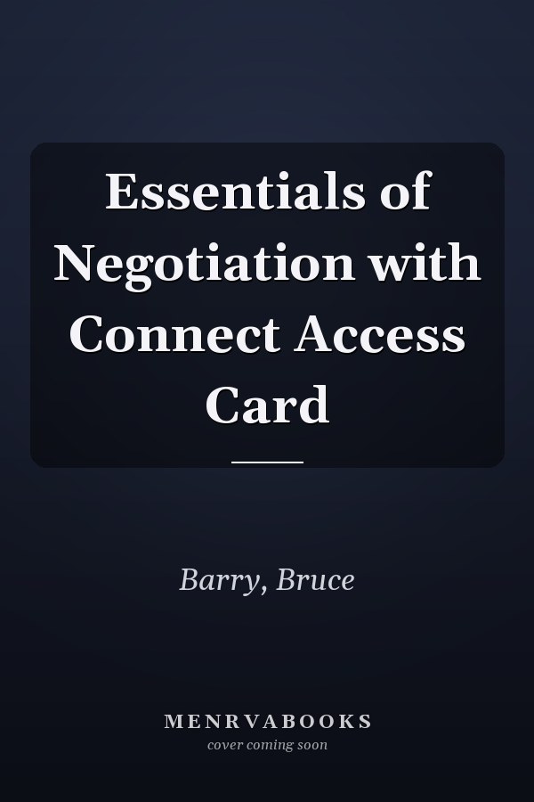Essentials of Negotiation with Connect Access Card