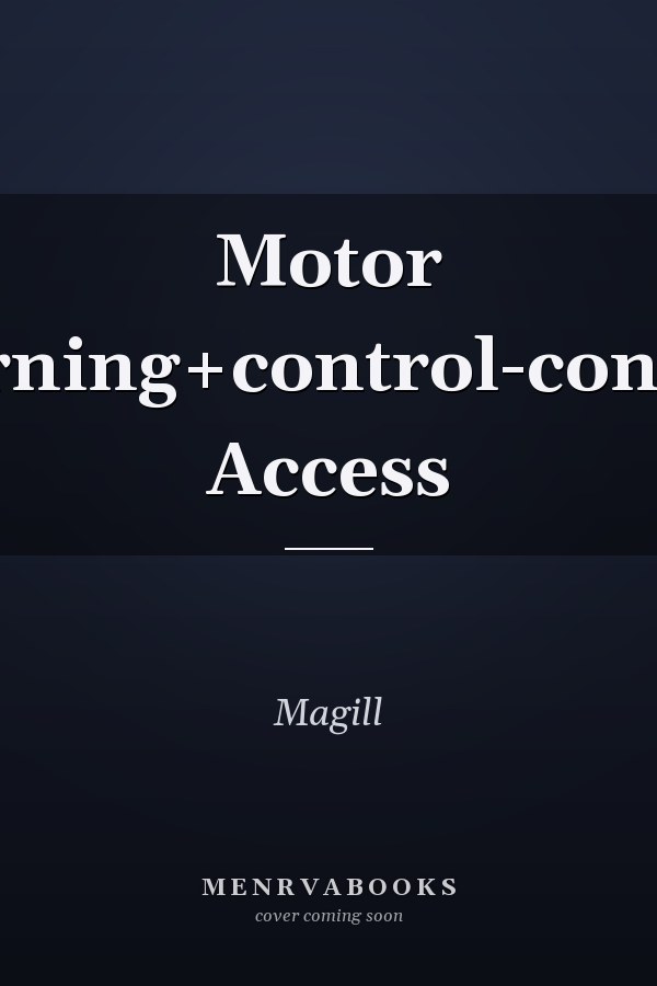 Motor Learning+control-connect Access