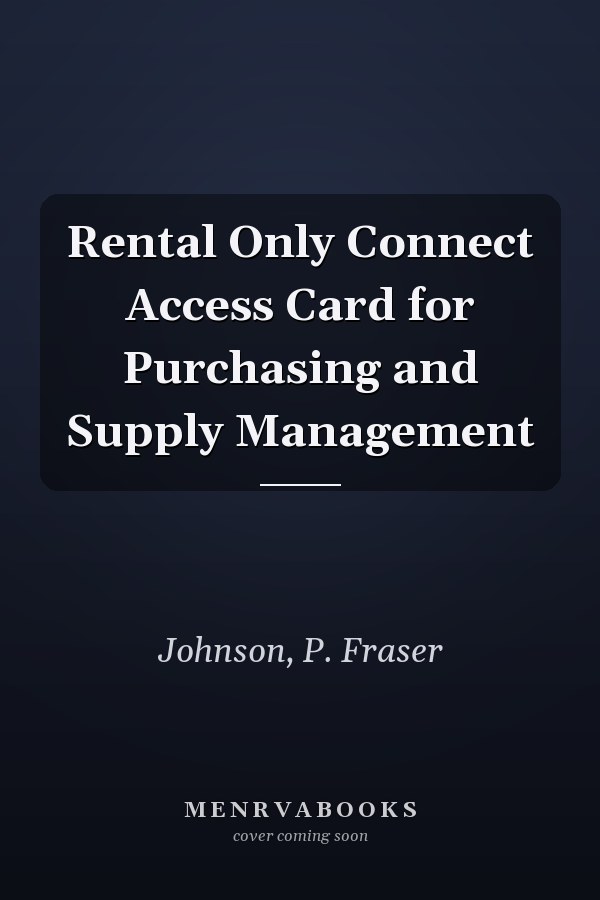 Rental Only Connect Access Card for Purchasing and Supply Management