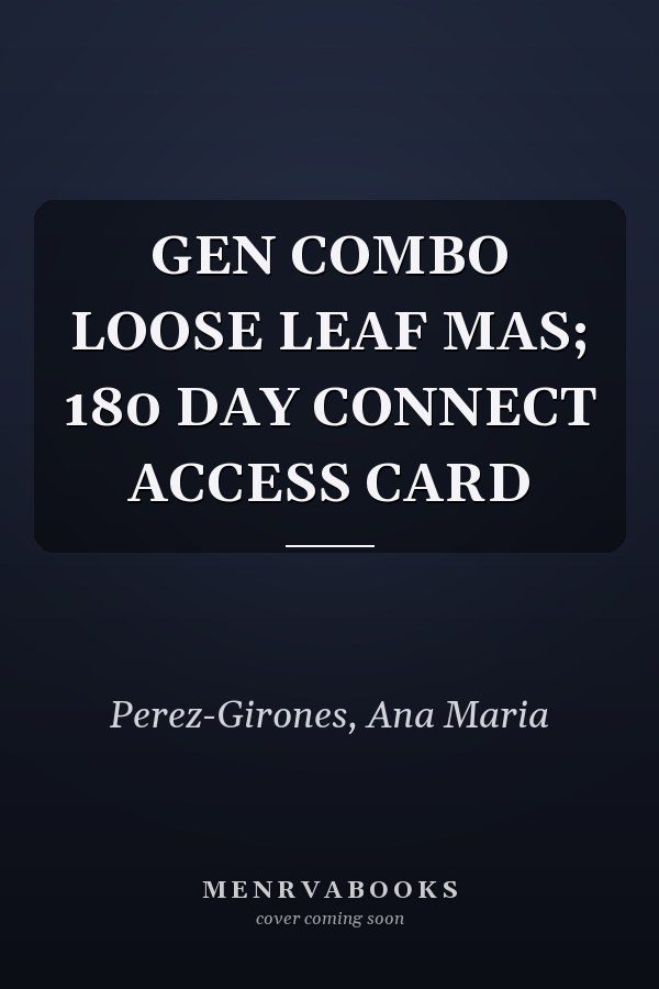 GEN COMBO LOOSE LEAF MAS; 180 DAY CONNECT ACCESS CARD