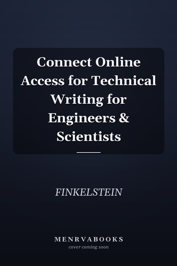 Connect Online Access for Technical Writing for Engineers & Scientists