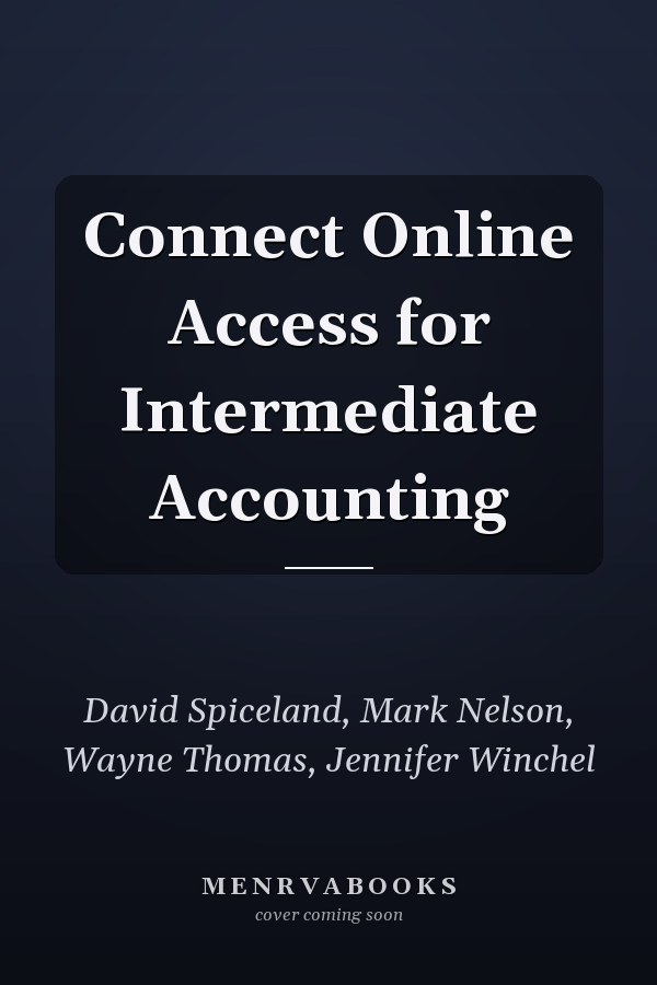 Connect Online Access for Intermediate Accounting