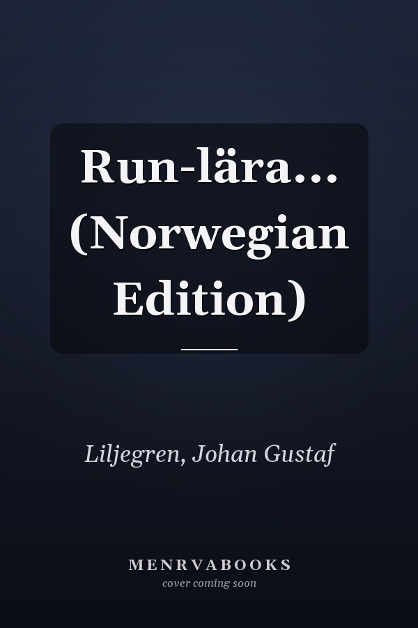 Run-lära... (Norwegian Edition)