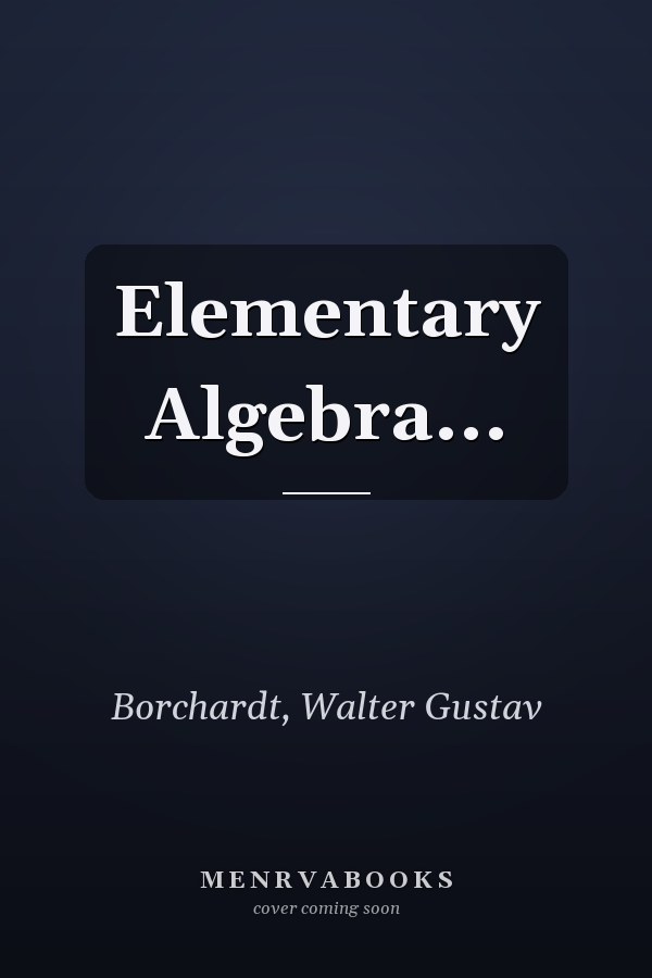 Elementary Algebra...