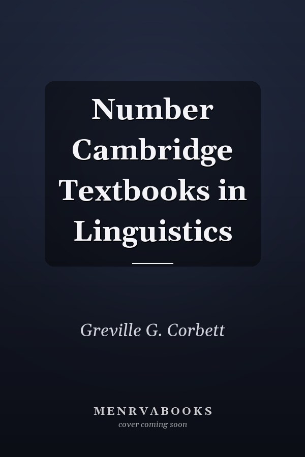 Number Cambridge Textbooks in Linguistics