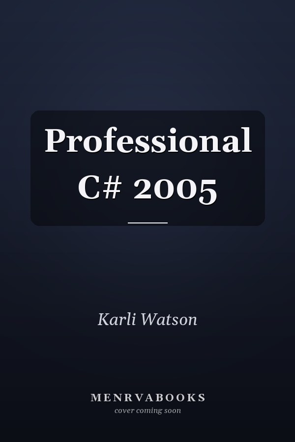 Professional C# 2005