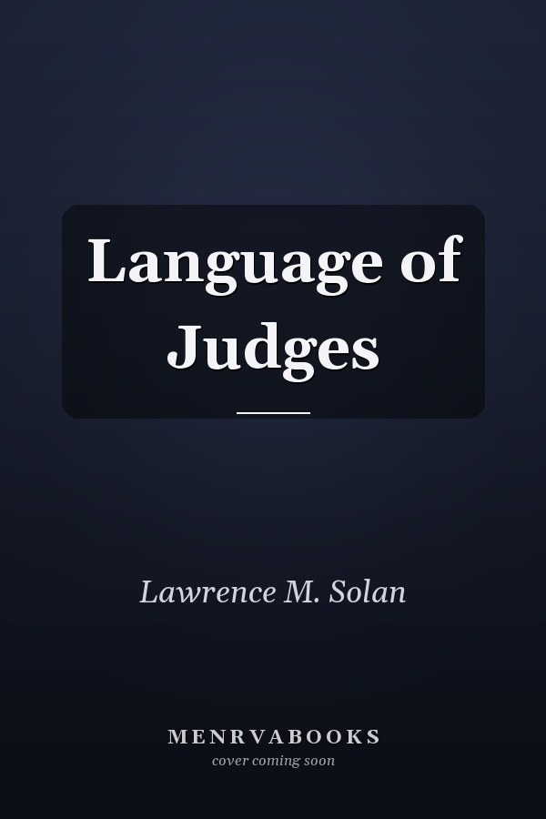 Language of Judges