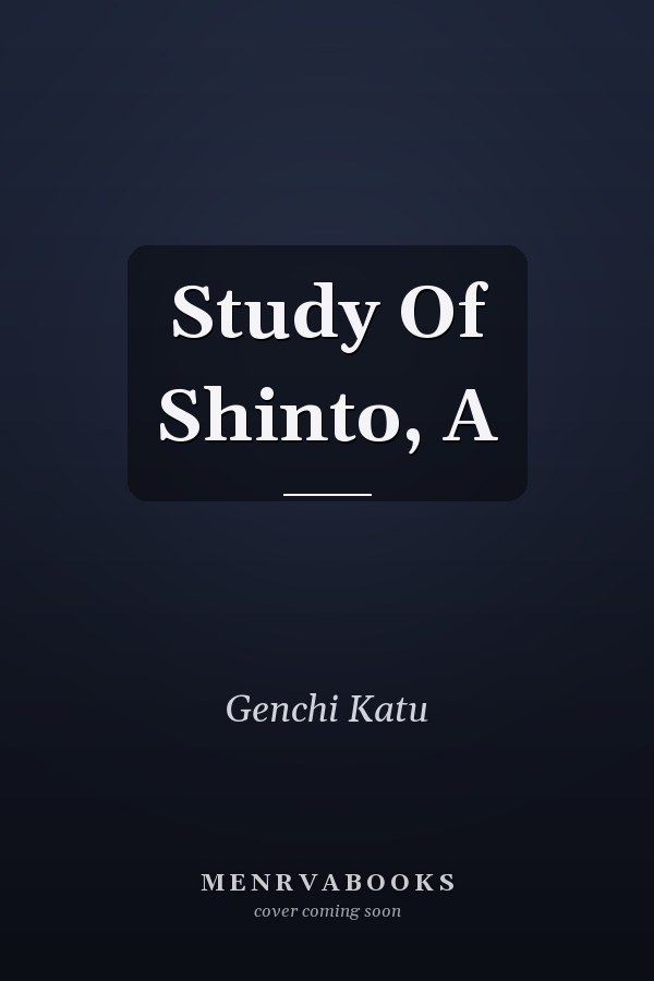 Study Of Shinto, A