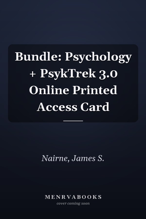 Bundle: Psychology + PsykTrek 3.0 Online Printed Access Card