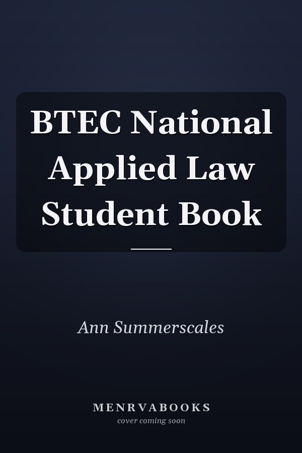 BTEC National Applied Law Student Book