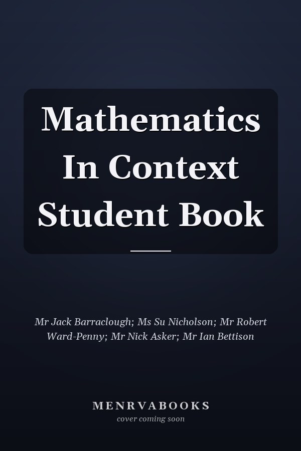 Mathematics In Context Student Book