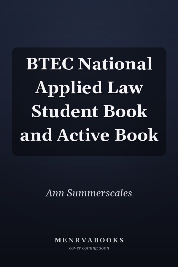 BTEC National Applied Law Student Book and Active Book