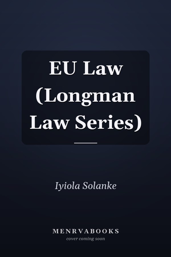 EU Law (Longman Law Series)