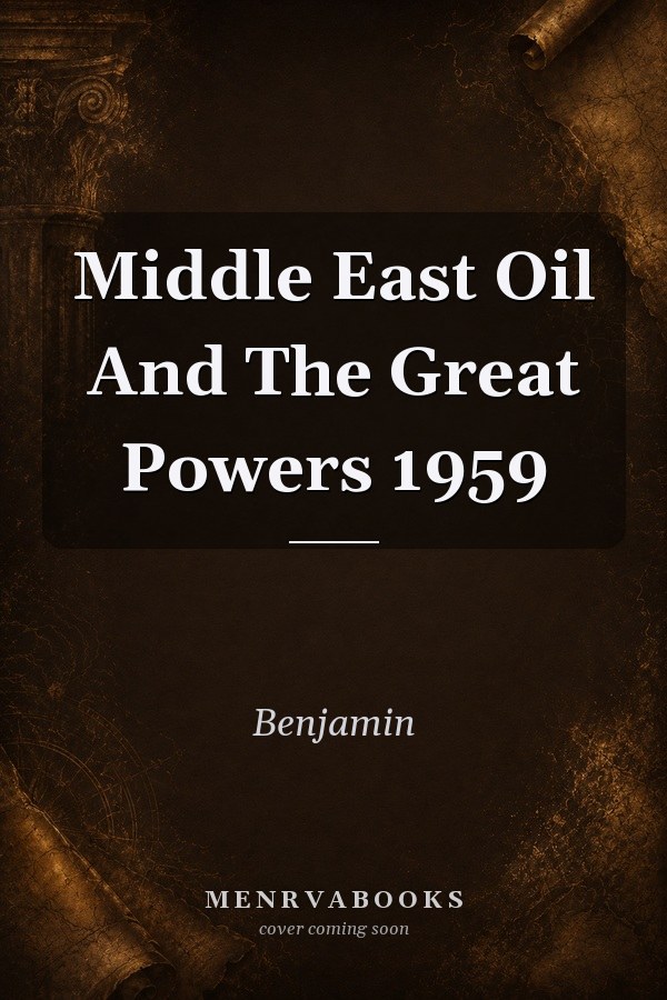 Middle East Oil And The Great Powers 1959