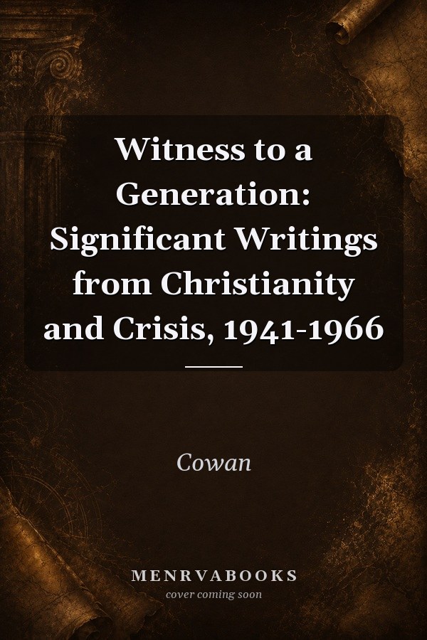 Witness to a Generation: Significant Writings from Christianity and Crisis, 1941-1966