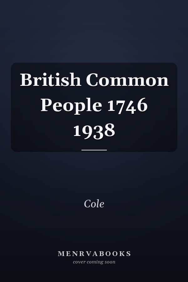 British Common People 1746 1938