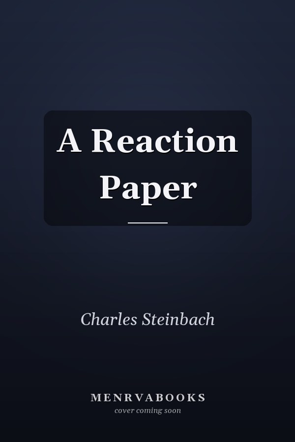 A Reaction Paper