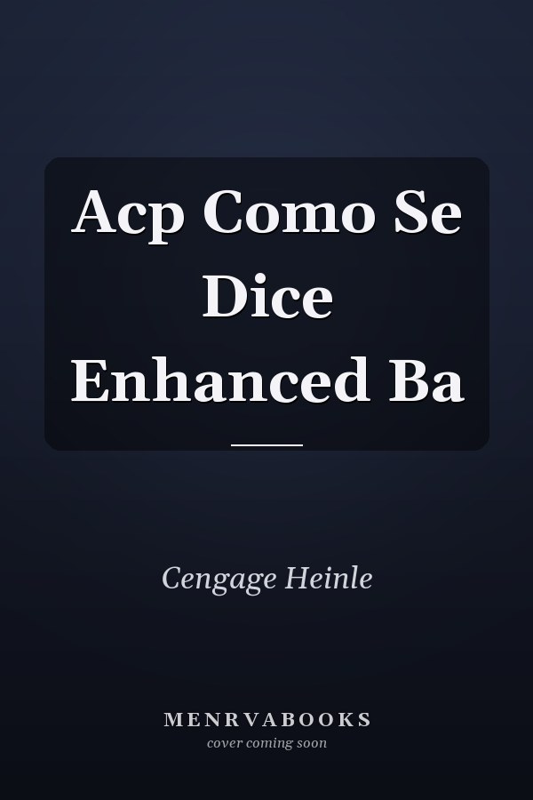 Acp Como Se Dice Enhanced Ba