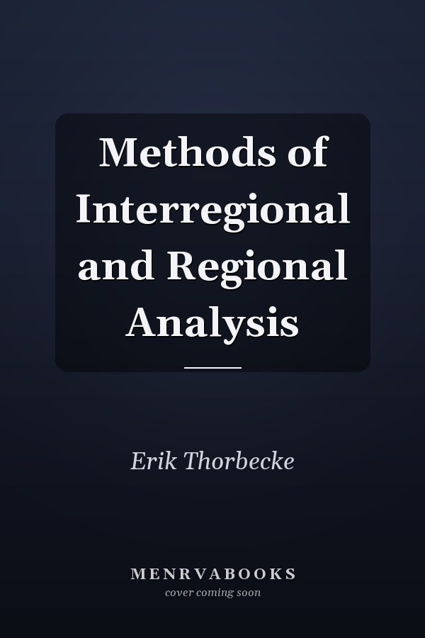 Methods of Interregional and Regional Analysis