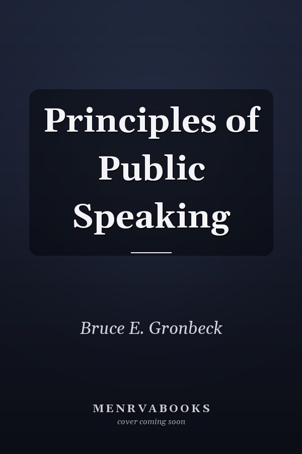 Principles of Public Speaking