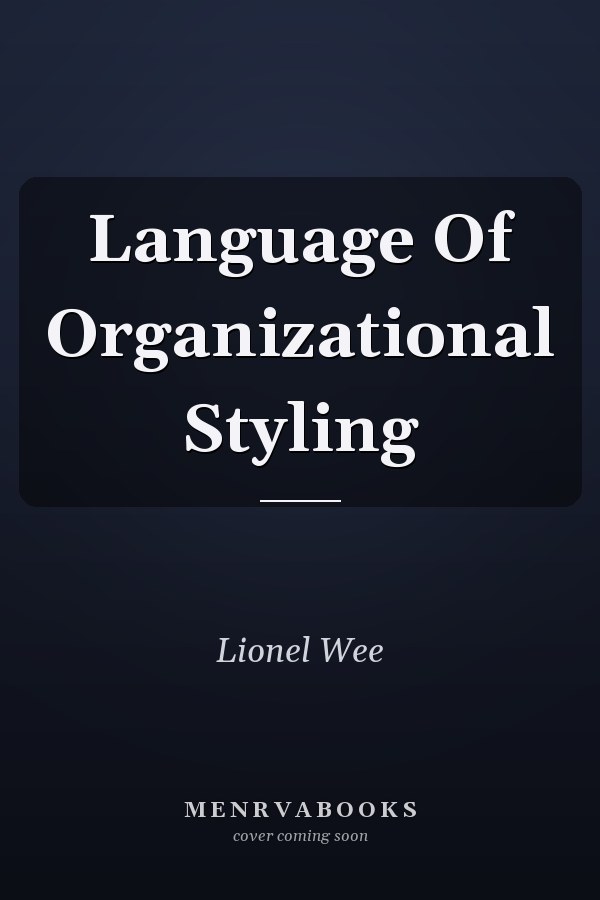 Language Of Organizational Styling
