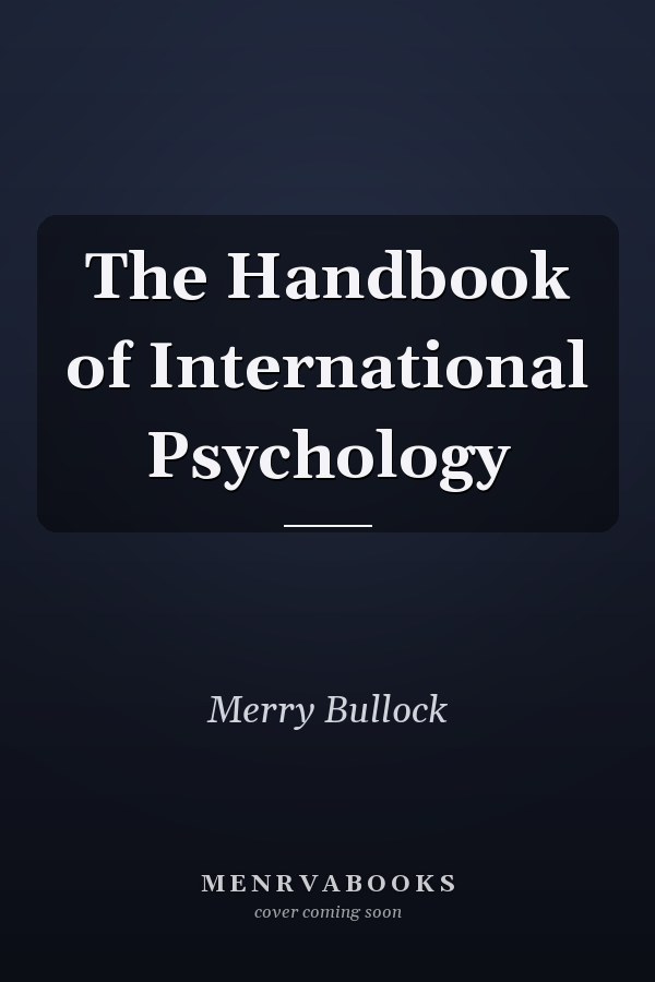 The Handbook of International Psychology