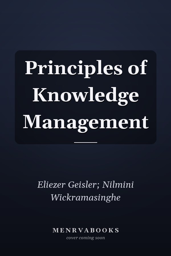 Principles of Knowledge Management