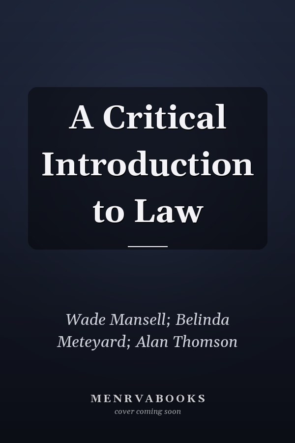 A Critical Introduction to Law