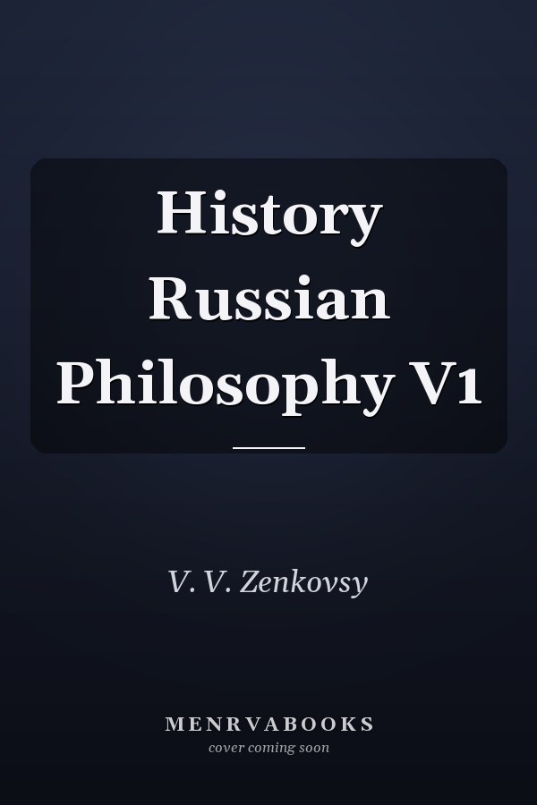 History Russian Philosophy V1