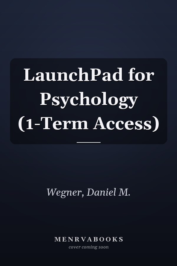 LaunchPad for Psychology (1-Term Access)