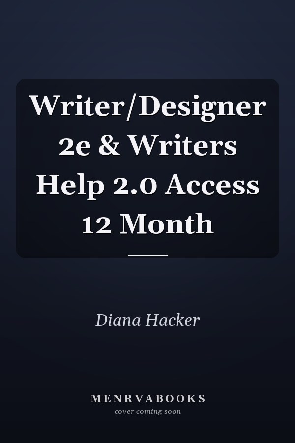 Writer/Designer 2e & Writers Help 2.0 Access 12 Month