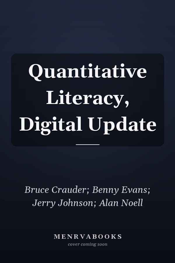Quantitative Literacy, Digital Update