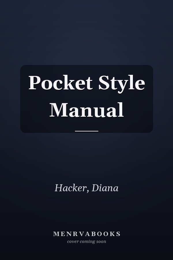 Pocket Style Manual