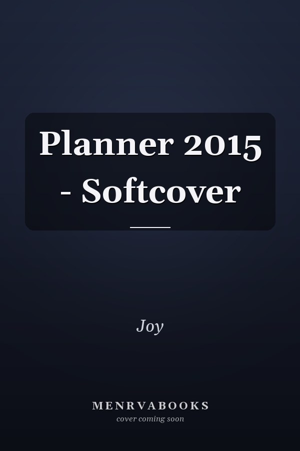 Planner 2015 - Softcover