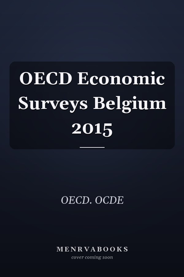 Edition published by OECD Publishing