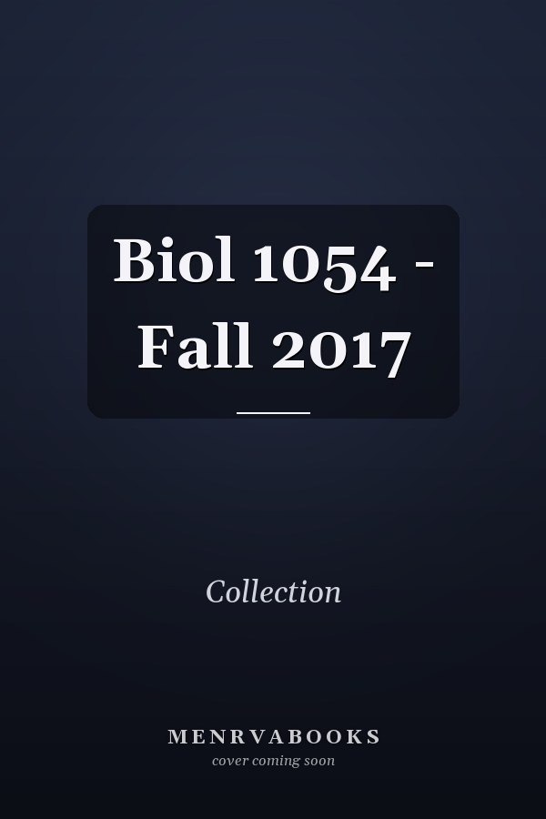 Biol 1054 - Fall 2017