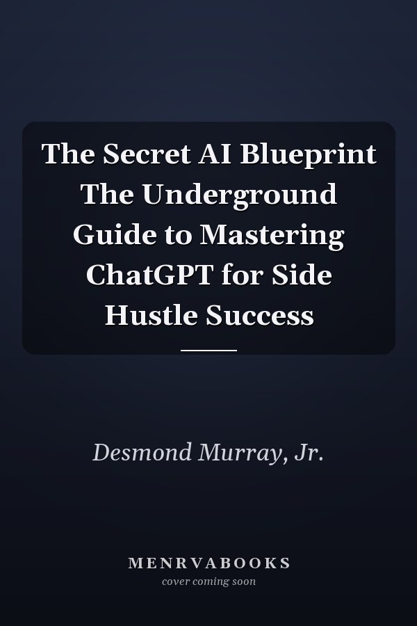 The Secret AI Blueprint The Underground Guide to Mastering ChatGPT for Side Hustle Success
